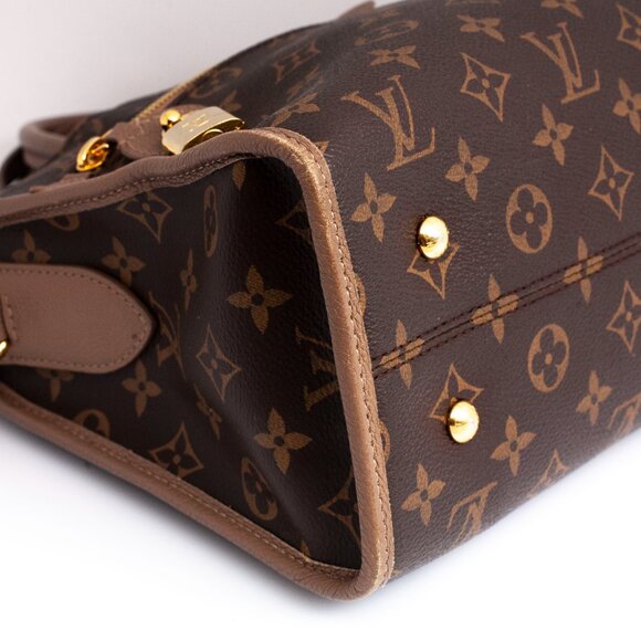 Authentic LOUIS VUITTON Monogram Taupe Popincourt PM Shoulder Bag - Picture 7 of 15